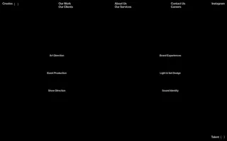 Hangar Creates homepage website preview