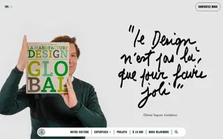 Saguez & Partners homepage website preview