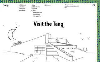 Tang Teaching Museum homepage website preview