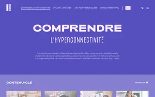 PAUSE homepage website preview
