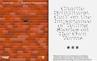 Timesheets Magazine homepage website preview