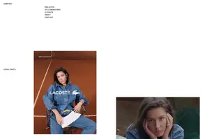Company homepage website preview
