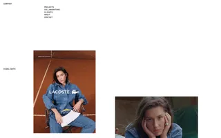 Company homepage website preview