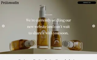 Petitmoulin Studio homepage website preview