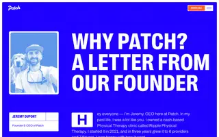 Patch homepage website preview