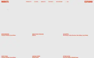 Ana Mirats Estudio homepage website preview