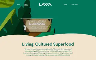 Lavva homepage website preview