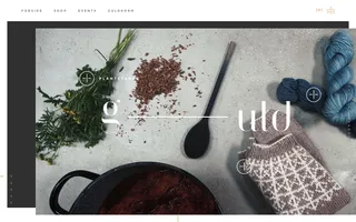 G-uld homepage website preview