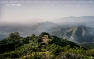 Find Sanctuary homepage website preview