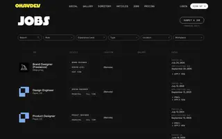 OKAY DEV homepage website preview