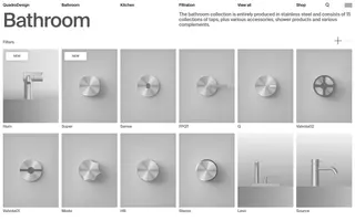 QuadroDesign homepage website preview