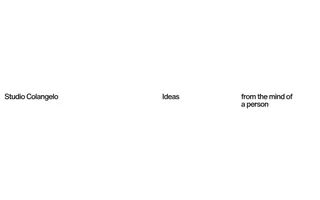 Studio Colangelo homepage website preview