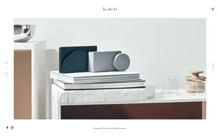 Ke-shi-ki homepage website preview