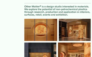Other Matter homepage website preview