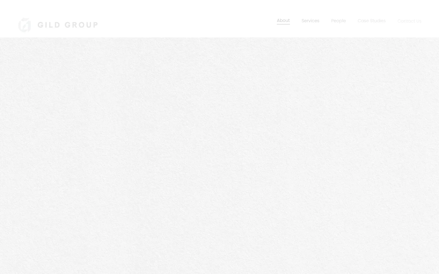 The desktop About page features a clean, minimalist design with a white textured background and a top navigation menu. A large portrait of two smiling founders, Sarah and Taylor, stands above the headline 'Passion, meet purpose.' and a brief introduction about their ecommerce expertise, followed by a 'Let’s talk shop' call-to-action link.