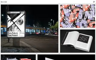 Büro 222 homepage website preview