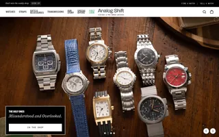 Analog:Shift homepage website preview