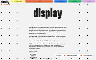 display homepage website preview