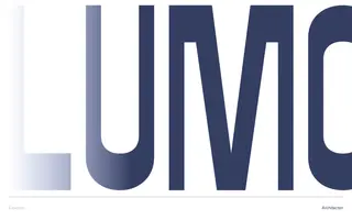 Lumo Architecten homepage website preview