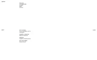 Company homepage website preview