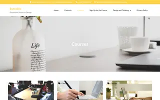 ButtoBiz homepage website preview