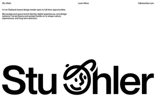 Stu Ohler homepage website preview