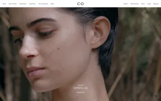 Co Collections homepage website preview
