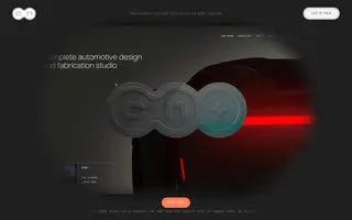 Creative Nights homepage website preview