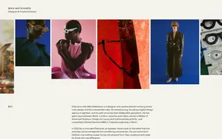Mika Matikainen homepage website preview