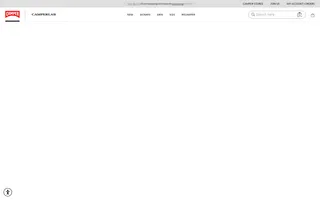 Camper homepage website preview
