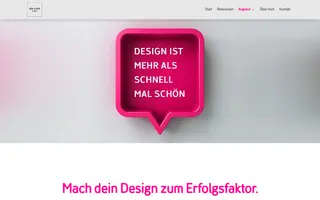 die ruhe selbst homepage website preview