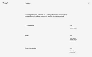 wearetwoo.com homepage website preview