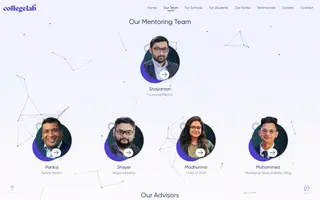 Collegelab homepage website preview