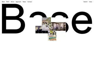Base Design homepage website preview