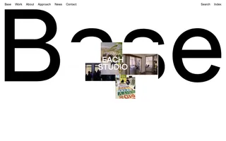 Base Design homepage website preview