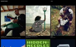 SUB:BIO Studios homepage website preview