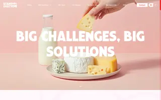 Standing Ovation homepage website preview