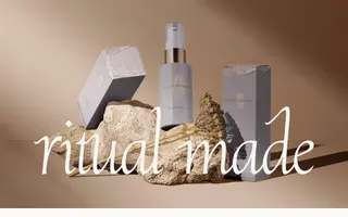 Ritual Made homepage website preview