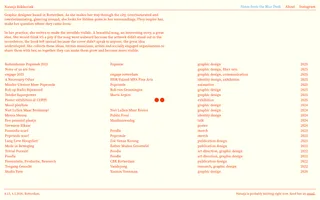 Natasja Bokkerink homepage website preview