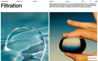 QuadroDesign homepage website preview