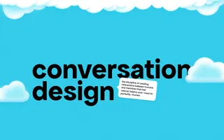 Conversation Design homepage website preview