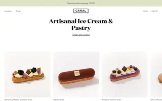 Canal Berlin homepage website preview