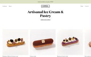 Canal Berlin homepage website preview