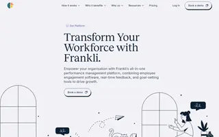 Frankli homepage website preview