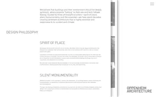 Oppenheim Architecture homepage website preview