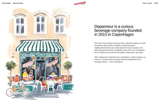 Depanneur homepage website preview
