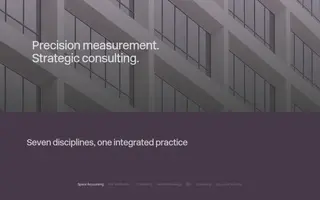 Stevenson Systems homepage website preview