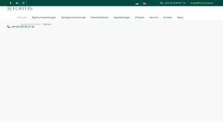 Fortis homepage website preview