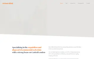 Michael Elliott homepage website preview