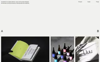 Anna Bosch homepage website preview
